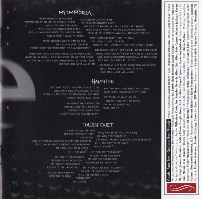 Keywords: amy lee,fallen,evanescence,world evanescence day